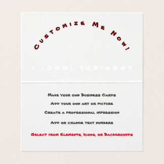 Professional Customizable Business Cards
