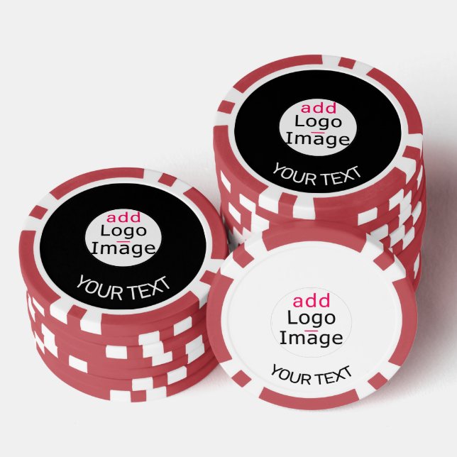 Professional Customizable Business Chic Brand  Poker Chips (Stack)