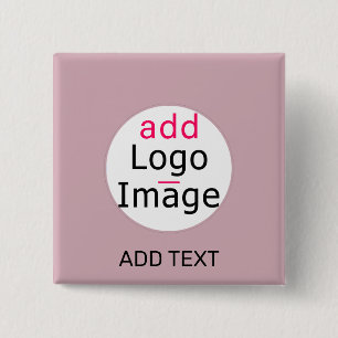 Professional Customizable Business Dusty Rose Hue  Button