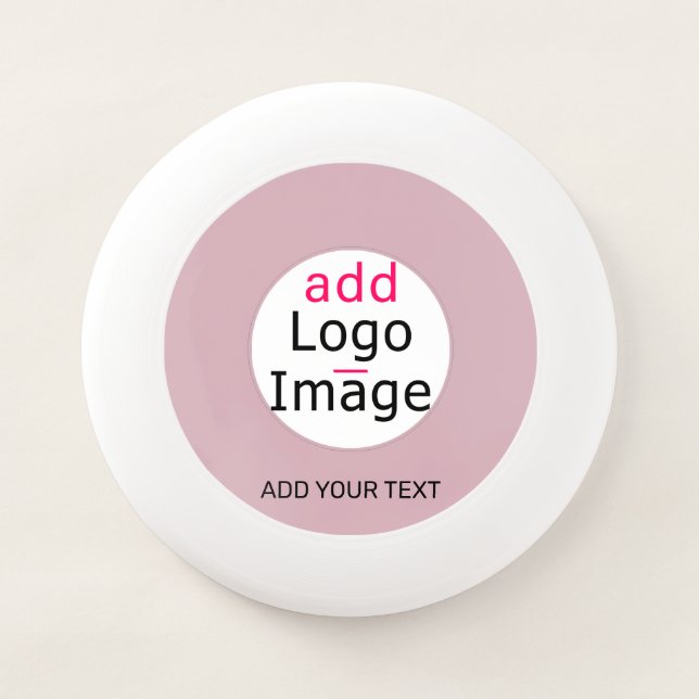 Professional Customizable Business Dusty Rose Hue  Wham-O Frisbee (Front)