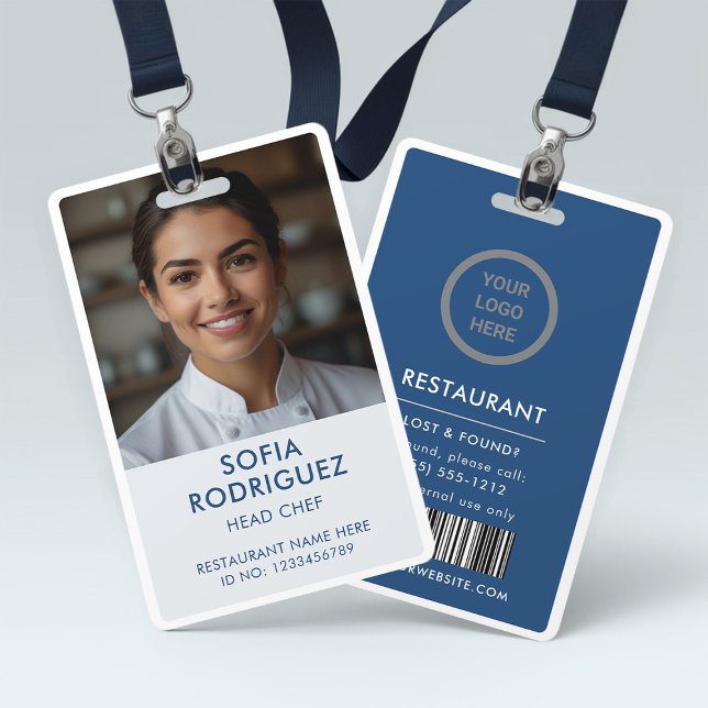 Professional Customizable Employee Identification Badge (Creator Uploaded)
