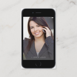 Professional Customizable iPhone 6 Business Card