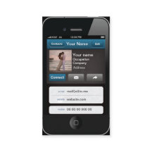 Professional Customizable iPhone card