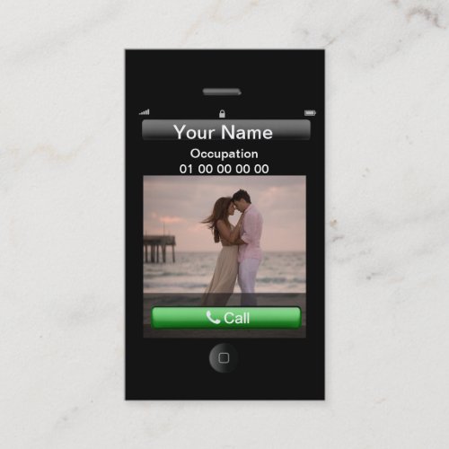 Professional Customizable iPhone Design Business Card