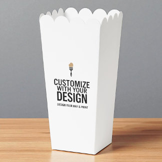 Professional Customized Personalized Popcorn Favor Boxes