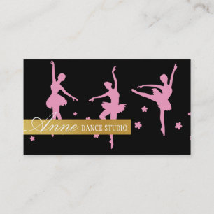 Professional Dance Instructor, Lessons, Studio Business Card