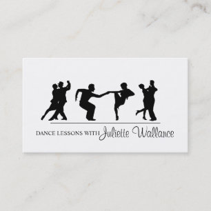 Professional Dance Studio, Instructor Business Card