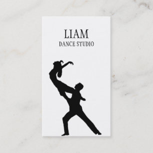 Professional Dance Studio, Instructor Business Card