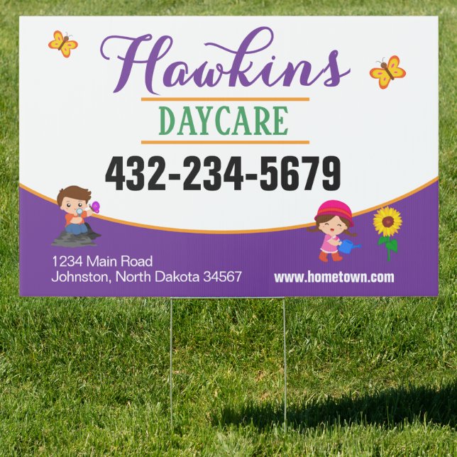 Professional Daycare Sign (Insitu)