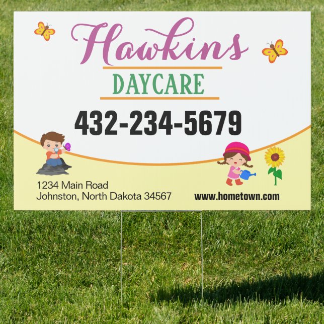 Professional Daycare Sign (Insitu)