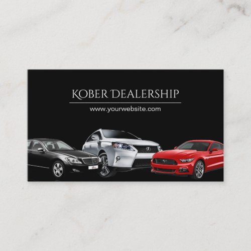 Professional Dealership Auto Sale Business Card