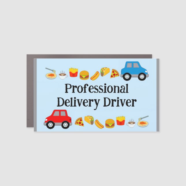 Professional Delivery Driver  Car Magnet (Front)