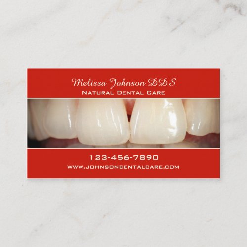 Professional Dental Appointment Business Card