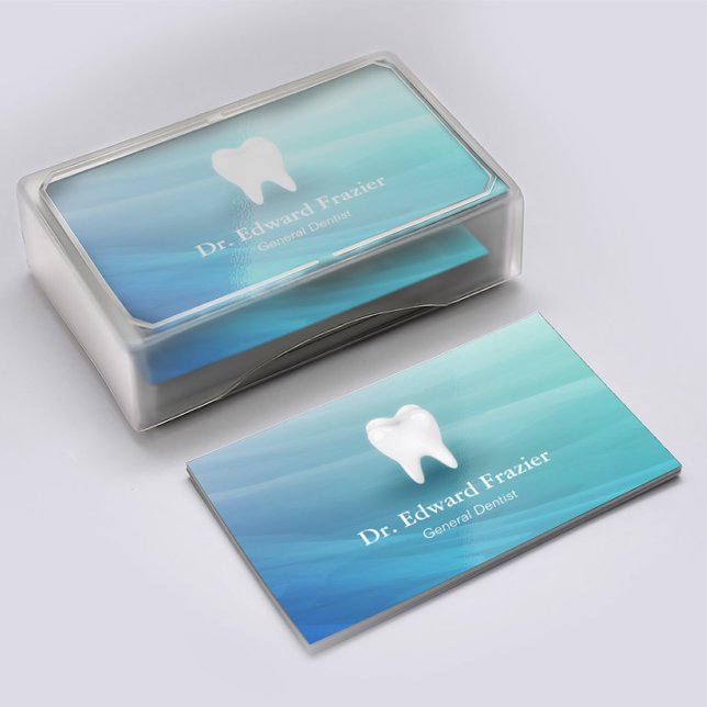 Professional Dental Care Dentist Appointment Aqua Card (Creator Uploaded)