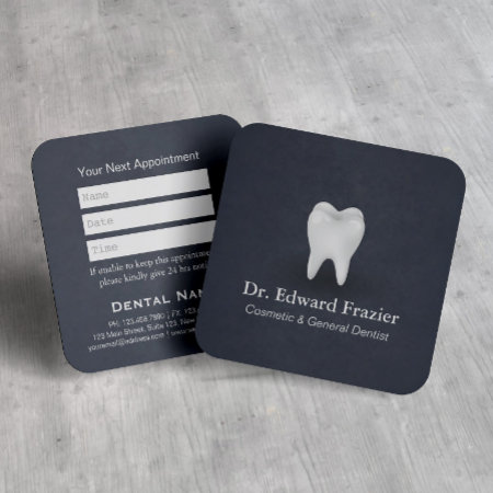 Professional Dental Care Dentist Appointment Blue