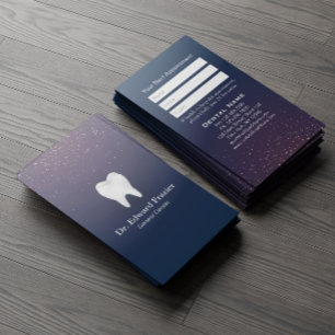 Professional Dental Care Dentist Appointment Blue Card