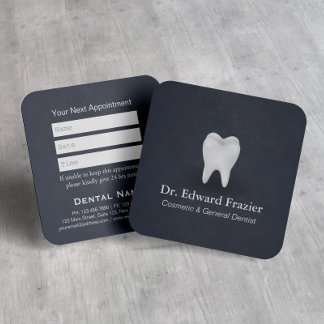 Professional Dental Care Dentist Appointment Blue Card