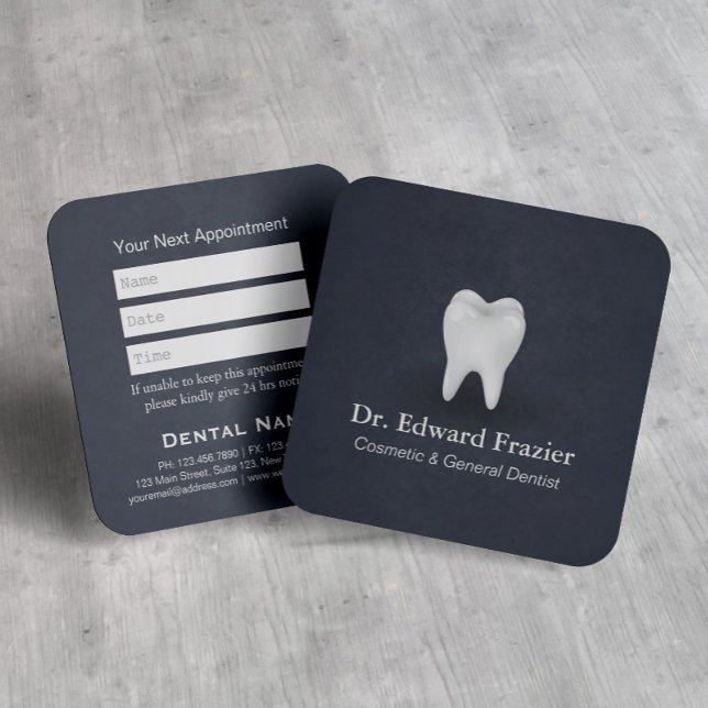 Professional Dental Care Dentist Appointment Blue Card (Creator Uploaded)