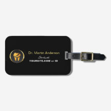 Professional Dental Clinic Gold Tooth Logo