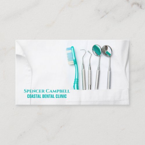 Professional Dental Office Supplies Dentist  Business Card