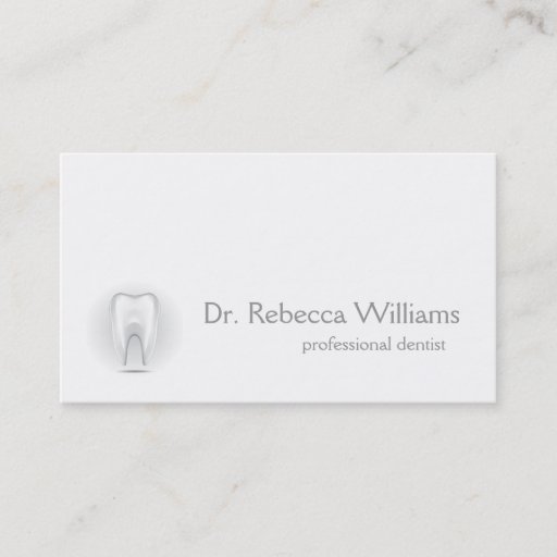 Customizable Professional dentist business card