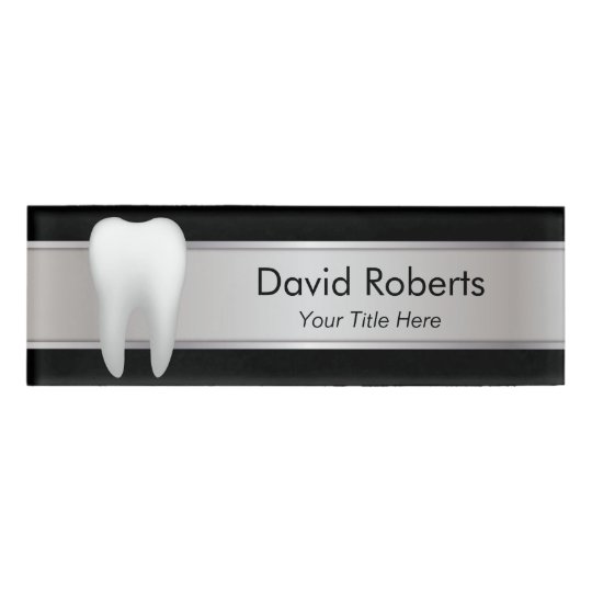 professional-dentist-dental-assistant-name-tag-zazzle