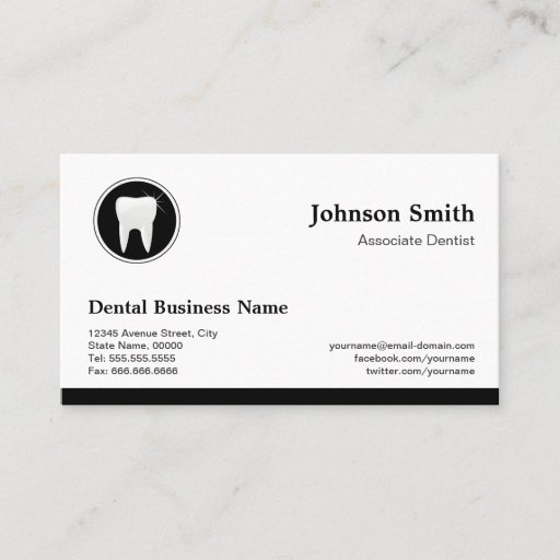 Customizable Professional Dentist - Dental Care Appointment Business Card