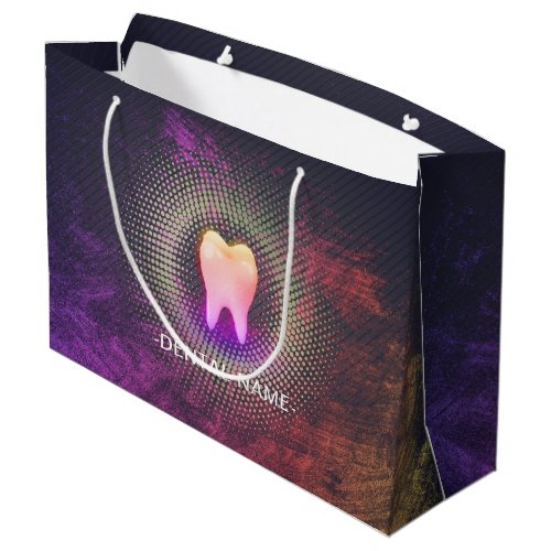 Professional Dentist Dental Clinic Rose Gold Tooth Large Gift Bag
