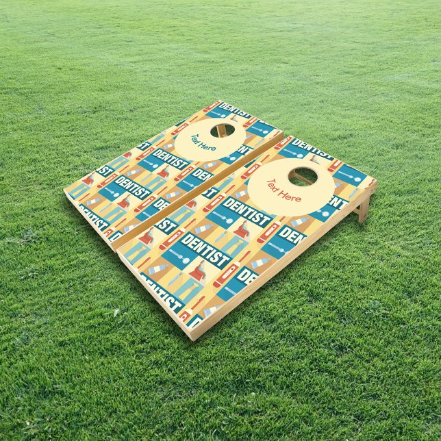 Professional Dentist Iconic Designed Cornhole Set (Creator Uploaded)