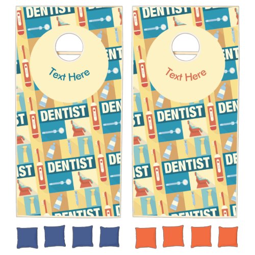 Professional Dentist Iconic Designed Cornhole Set