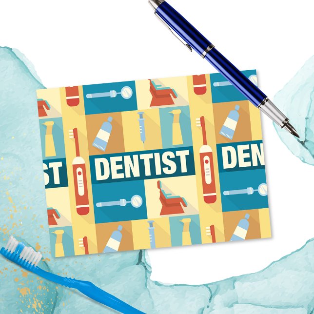 Professional Dentist Iconic Designed Postcard (Creator Uploaded)