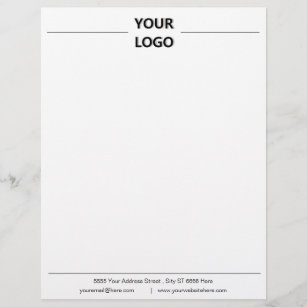 Professional Design Company Letterhead with Logo