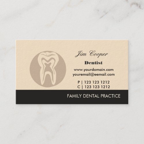 Professional Design Tooth Medical Surgeon Dentist Business Card