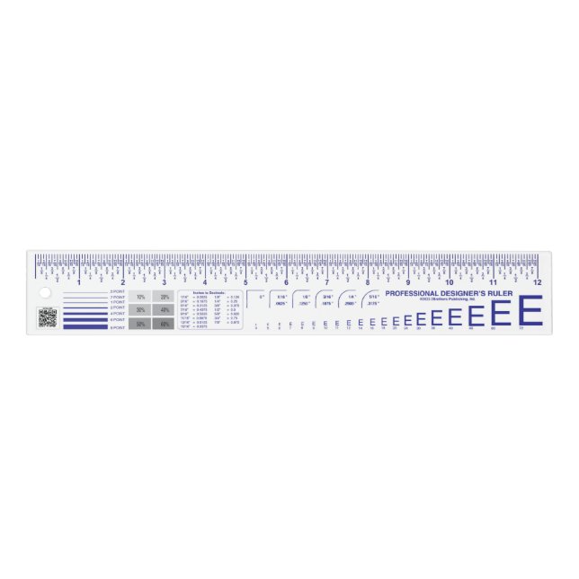 PROFESSIONAL DESIGNER'S RULER (Front)