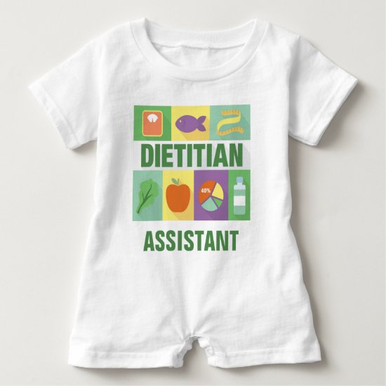 Professional Dietitian Iconic Designed Baby Romper