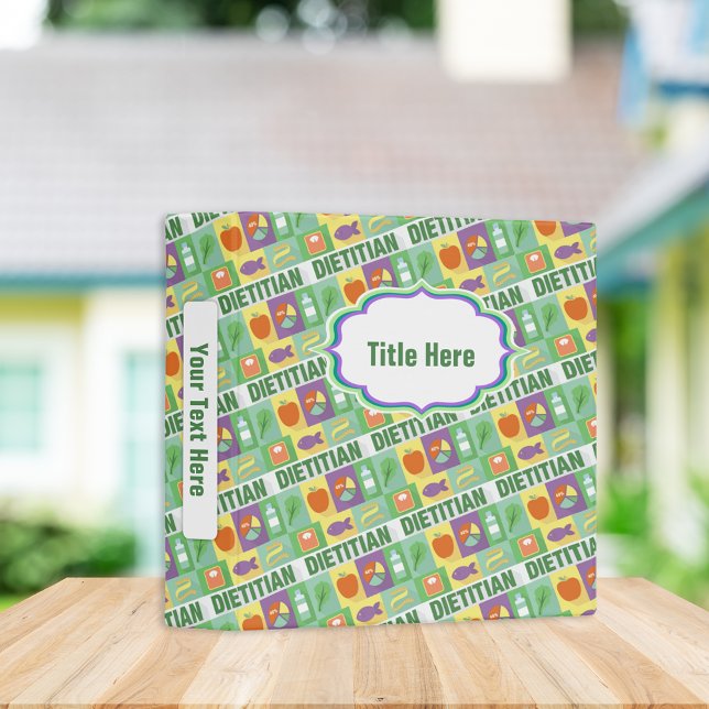 Professional Dietitian Iconic Designed Binder (Creator Uploaded)