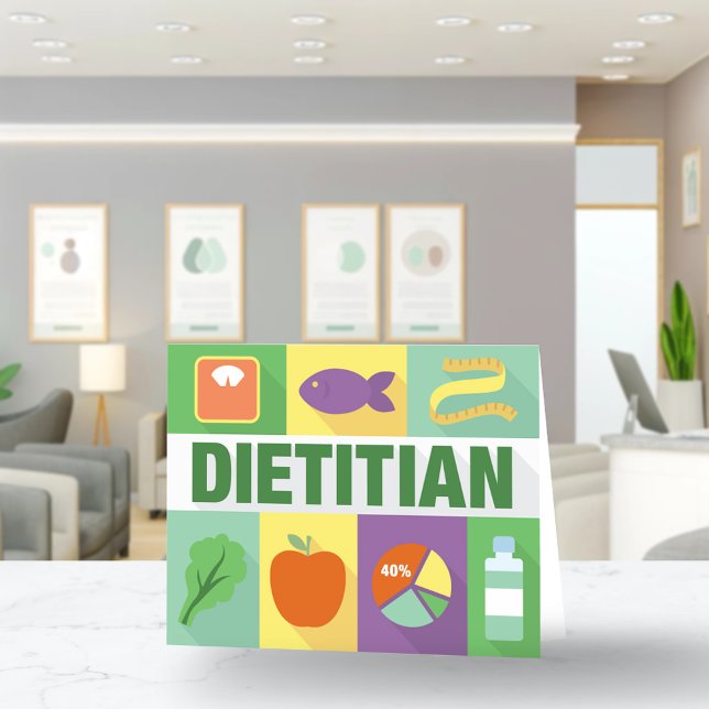 Professional Dietitian Iconic Designed Card (Creator Uploaded)