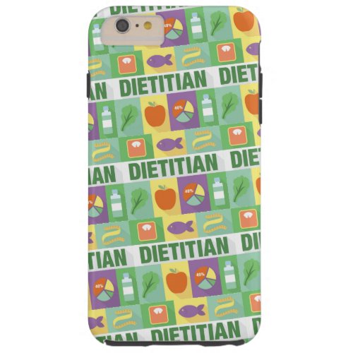Professional Dietitian Iconic Designed Tough iPhone 6 Plus Case