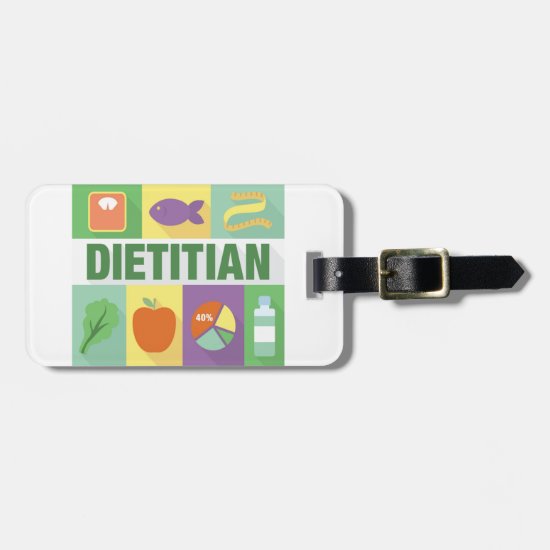 Professional Dietitian Iconic Designed Luggage Tag
