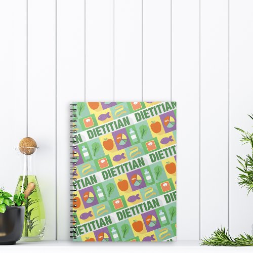 Professional Dietitian Iconic Designed Notebook