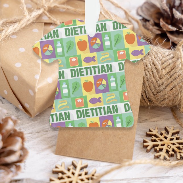 Professional Dietitian Iconic Designed Ornament (Creator Uploaded)