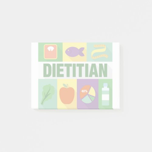 Professional Dietitian Iconic Designed Post_it Notes
