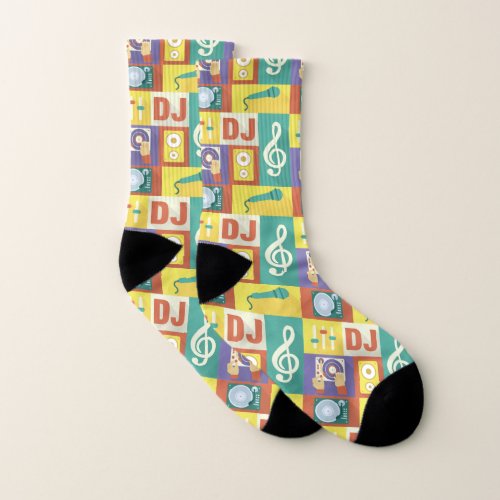 Professional Disc Jockey Iconic Designed Socks