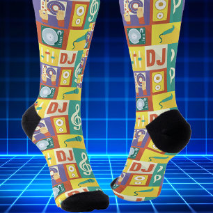 Professional Disc Jockey Iconic Designed Socks