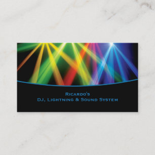 Professional DJ Business Card Template