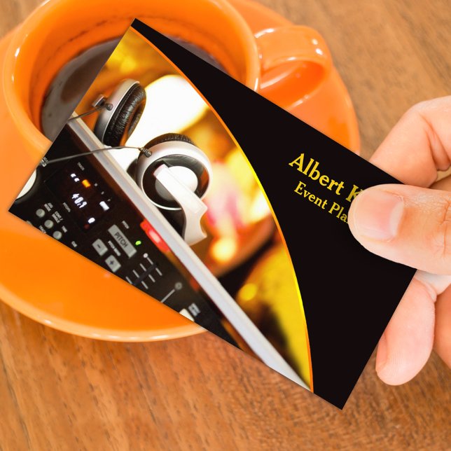 Professional DJ Business Card Template (Creator Uploaded)