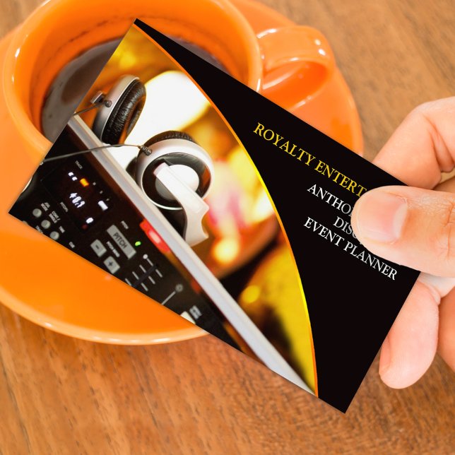 Professional DJ Business Card Template  (Creator Uploaded)