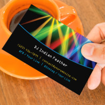 Professional DJ Business Card Template