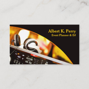 Professional DJ Business Card Template