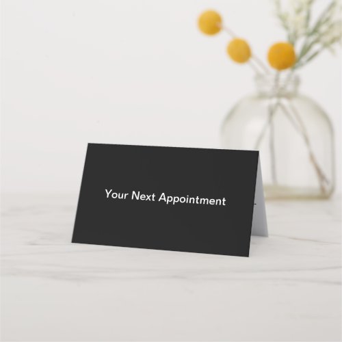 Professional Doctors Office Your Next Appointment Card